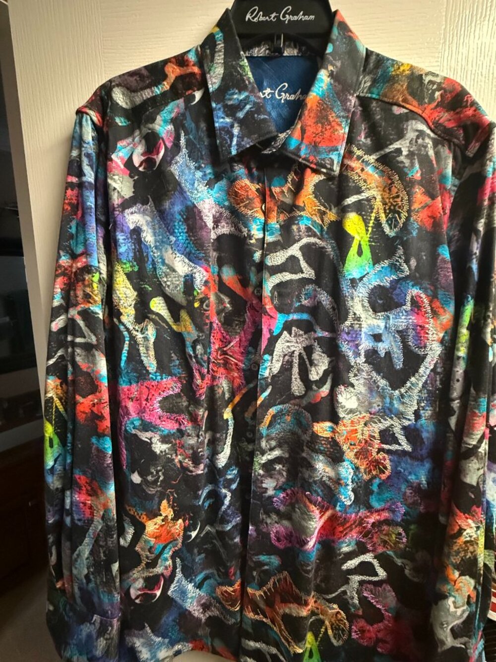 Robert Graham Long-Sleeve Button-Down Shirt Size XL
